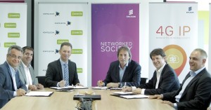 Romtelecom, Cosmote Romania and Ericsson MS Services Contract - Group photo